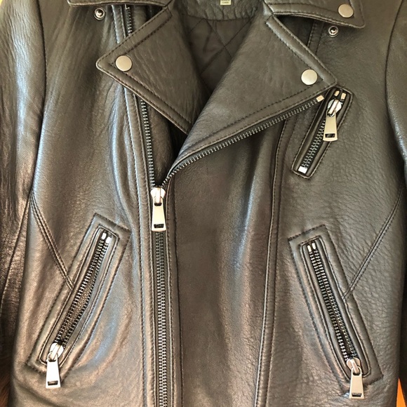 Line Lamb Leather Jacket - Picture 3 of 7